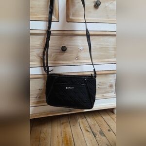 Vera Bradley Black Quilted Crossbody Bag